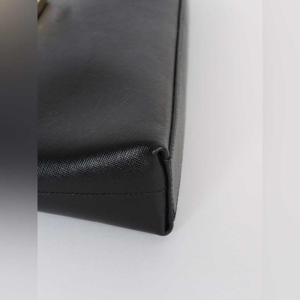 Salvatore Ferragamo Saffiano Gancio Leather Shoulder Bag - Picture 7 of 11